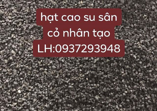 Hạt cao su sân cỏ nhân tạo 